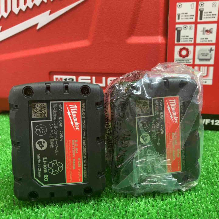 ◇ミルウォーキーツール･ジャパン M12 FUEL 1/2インチ 339Nmインパクトレンチセット M12 FIWF12-602C JP 1台【川越店】