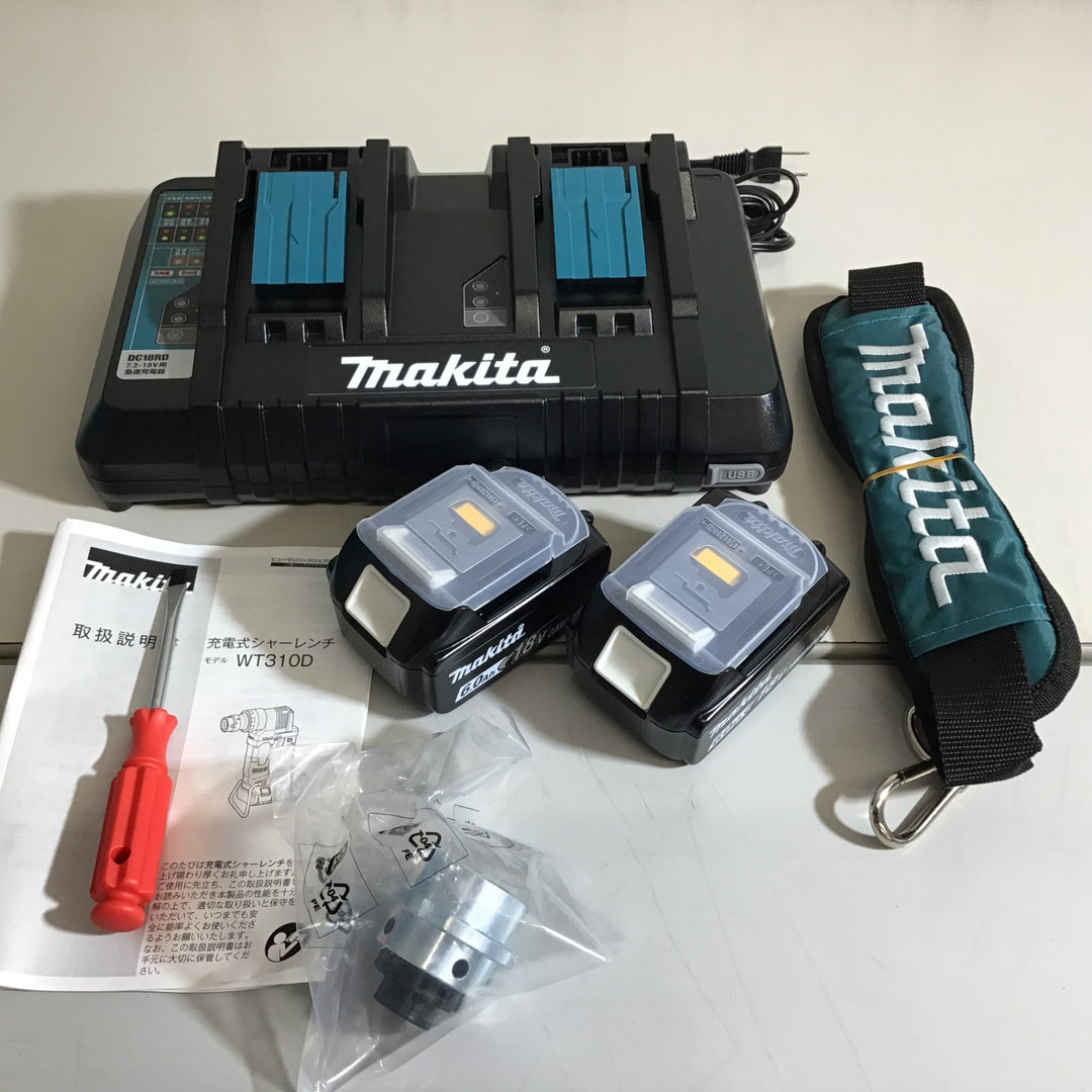 【未使用品】★送料無料★マキタ makita 18V+18V=36V コードレスシャーレンチ WT310DPG2【戸田店】