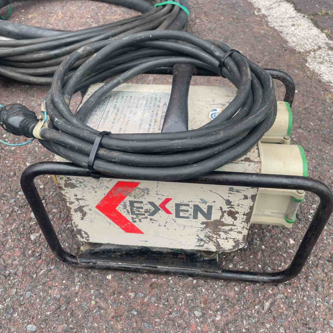【店頭受取り限定】◇エクセン/EXEN 高周波インバーター HC115 バイブレーター2本付き フレキ径約50mm【越谷店】