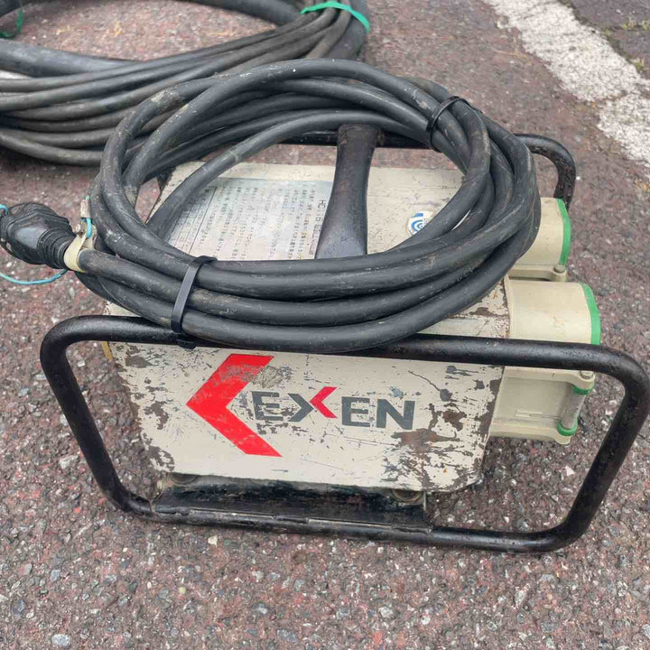 【店頭受取り限定】◇エクセン/EXEN 高周波インバーター HC115 バイブレーター2本付き フレキ径約50mm【越谷店】