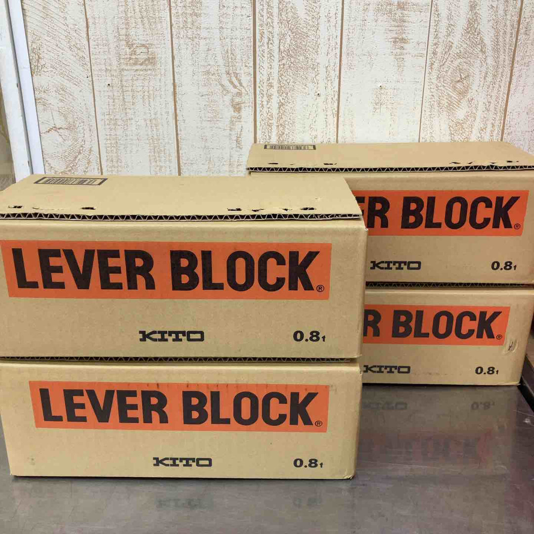 【未使用品】KITO キトー レバーブロック LB008 未開封4台セット まとめ買い【柏店】