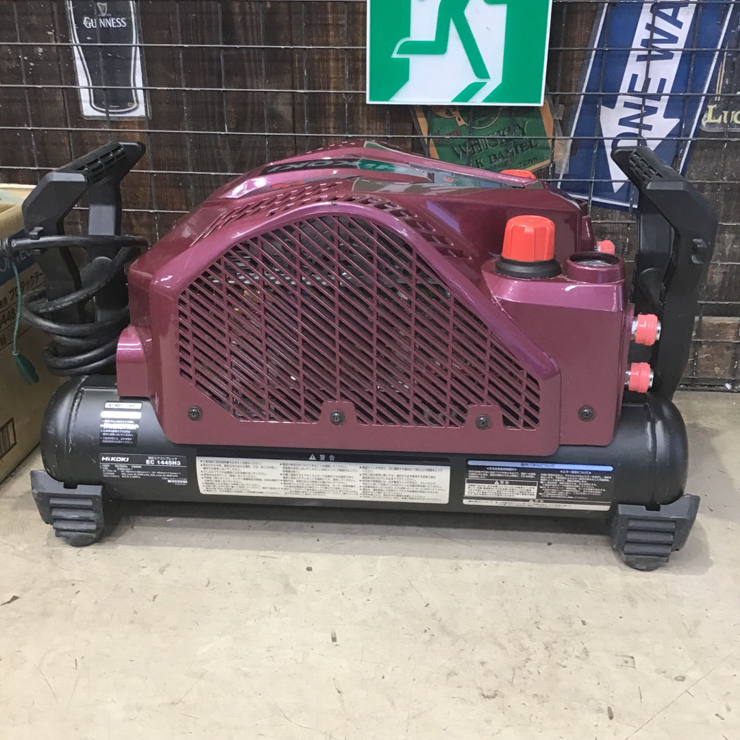 ★ハイコーキ(HIKOKI ※旧:日立工機) エアコンプレッサー EC1445H3(CS)【町田店】