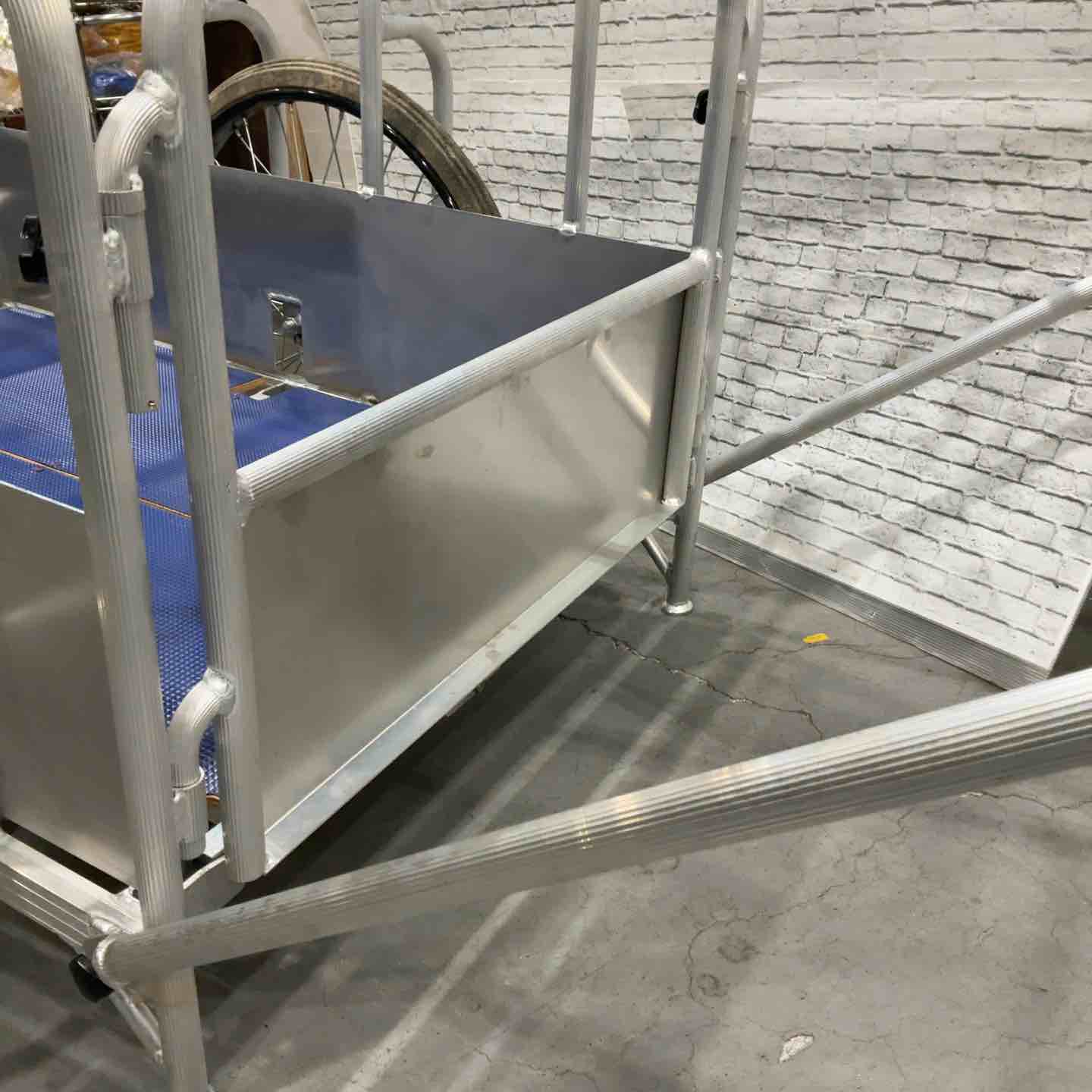 店頭受取り限定】葛飾福祉工場 アルミ製リヤカー 耐荷重300Kg