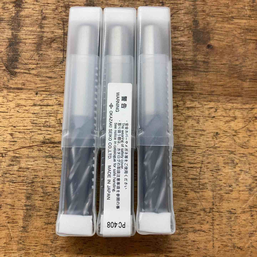 【未使用品】オカザキ 超硬エンドミル SED4M A 120 ミディアムスクエアエンドミル 3本セット【八潮店】