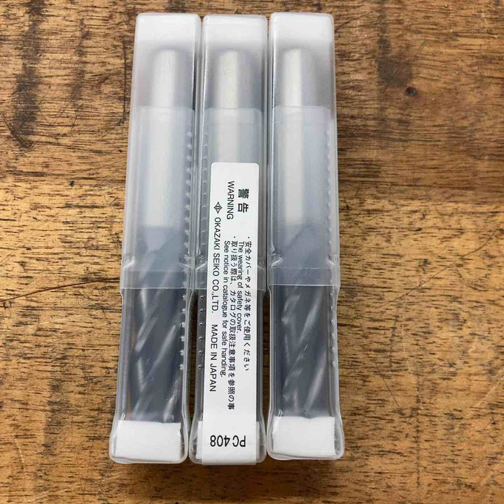 【未使用品】オカザキ 超硬エンドミル SED4M A 120 ミディアムスクエアエンドミル 3本セット【八潮店】