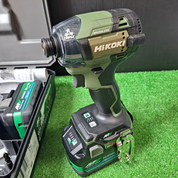 【未使用品】ハイコーキ(HIKOKI ※旧:日立工機) コードレスインパクトドライバ フォレストグリーン WH36DD(2XHGSZ)【桶川店】