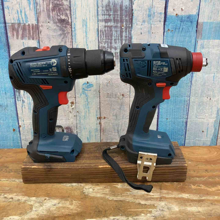 ◇ボッシュ(BOSCH) コードレスインパクトドライバーインパクトレンチ兼用(GDX18V-200H)+コードレスドライバードリル(GSR18V-55) コンボキット GDX18V200GSRN 青【柏店】