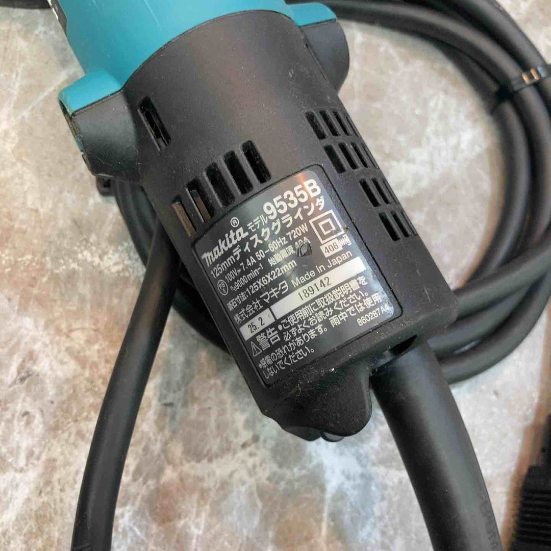 ☆マキタ(makita) 125mm ディスクグラインダ 9535B【八潮店】