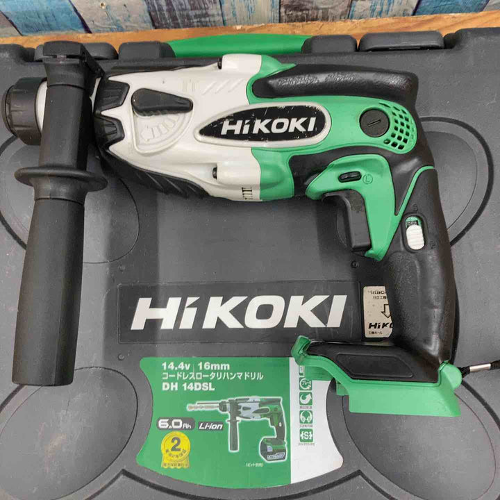 ★ハイコーキ(HIKOKI ※旧:日立工機) コードレスハンマドリル DH14DSL(2LYPK)(L)【柏店】