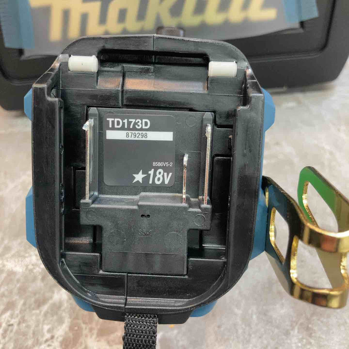 【未使用品】本体+ケース マキタ makita コードレスインパクトドライバー TD173DZPB LXT20周年記念 プレミアムブルー【八潮店】