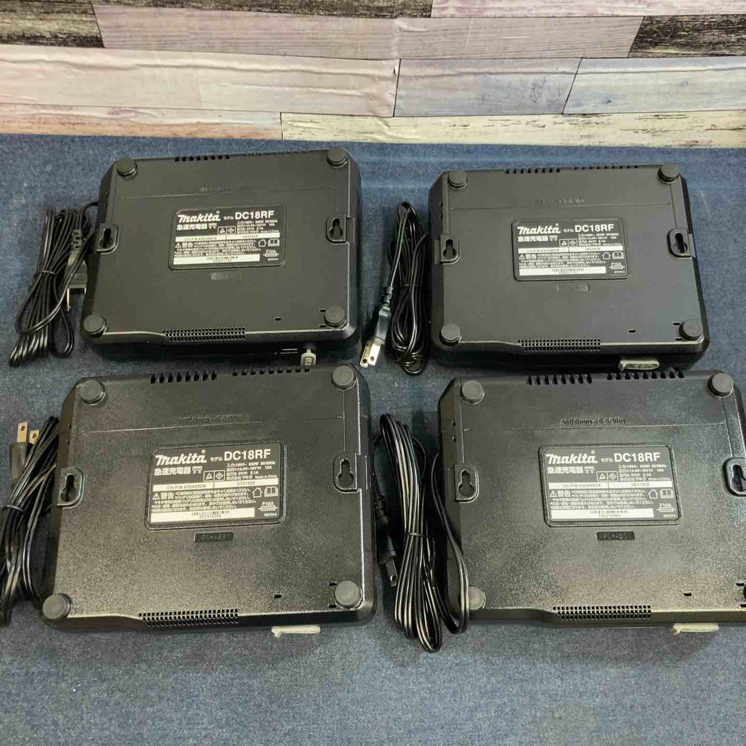 【未使用品】4個セット マキタ makita 急速充電器 DC18RF【八潮店】