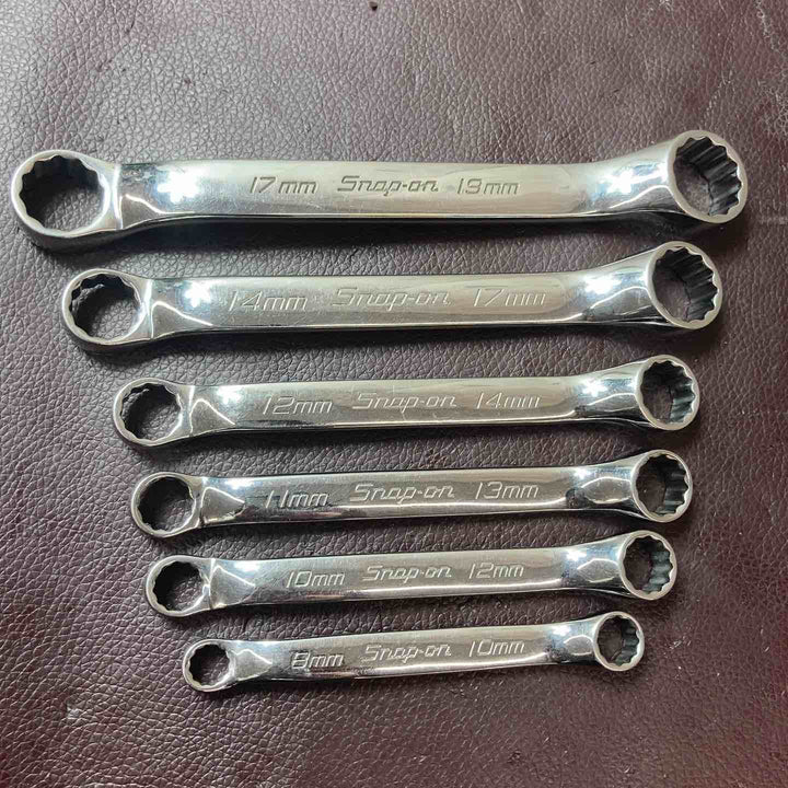 【中古品】 スナップオン(Snap-on) ショートメガネレンチ XSM810～XSM1417、XSM1719A 計6本 まとめ 【東大和店】