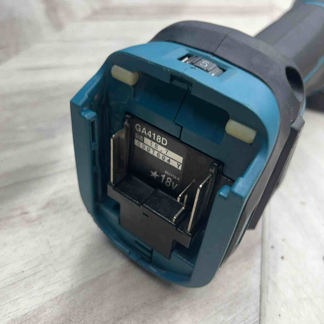 ★マキタ(makita) 100mmコードレスディスクグラインダ GA418DZ【越谷店】
