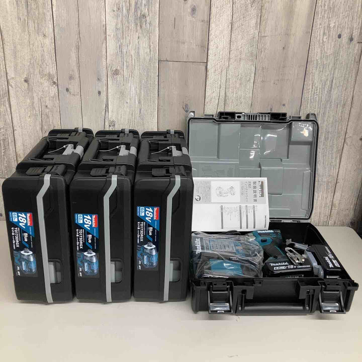 ▼ マキタ makita コードレス インパクトドライバー TD173DRGX 4台 インパクト 青 ブルー 純正 純正品 【戸田店】