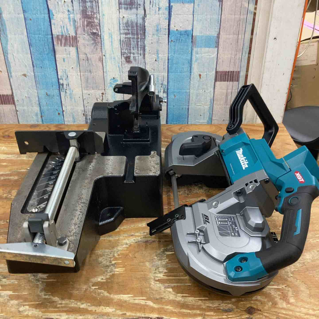 ★マキタ(makita) コードレスバンドソー PB001GZ  バイススタンド付【柏店】