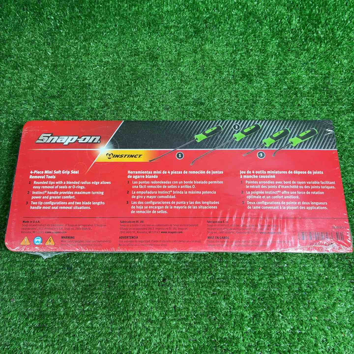 【未使用品】 Snap-on スナップオン シール外しツール 4ピース グリーン SGSR104AG 【藤沢店】