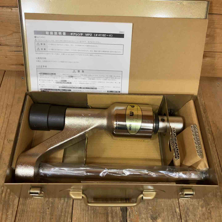 【美品】◇パーマン(Pa-man) ノグチ 大型トラックホイル用ギアレンチ MPZ型 4t～11t車対応【所沢店】