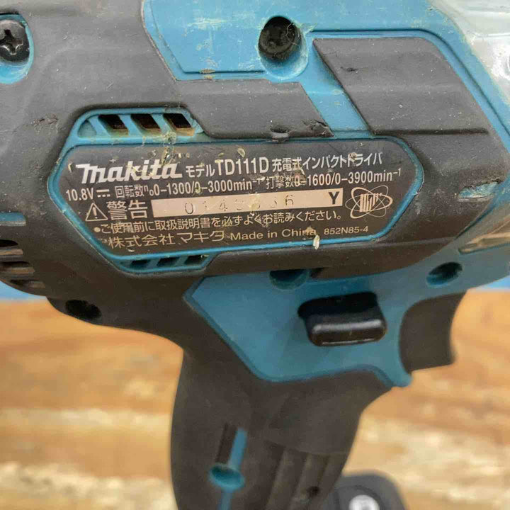 ☆マキタ(makita) コードレスインパクトドライバー TD111DZ【柏店】