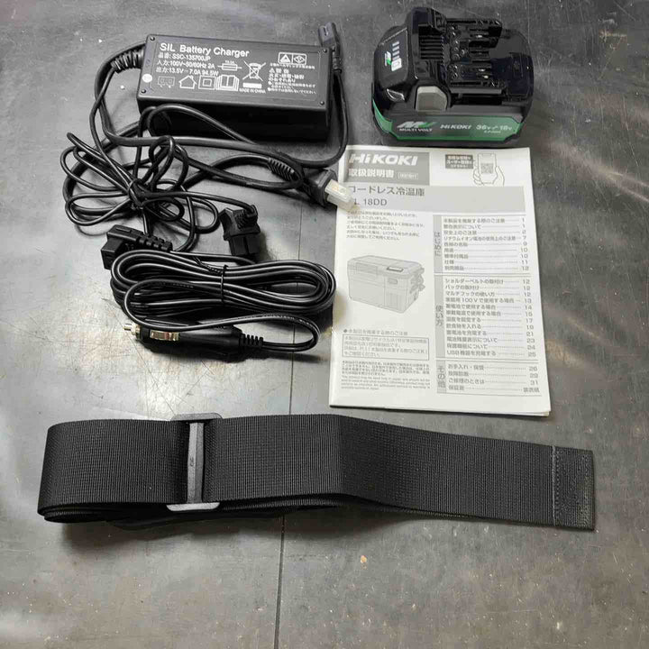 【中古美品】ハイコーキ(HIKOKI ※旧:日立工機) コードレス冷温庫 UL18DD(XMBZ) マルチボルト1個付き【所沢店】