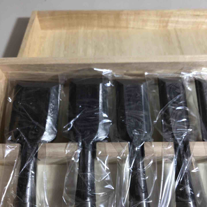 【未使用品】越秀 鑿 墨流し 10本組 鑿 鉋 大工道具【戸田店】