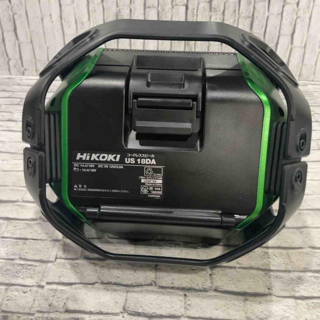 ◇ハイコーキ(HIKOKI ※旧:日立工機) コードレススピーカ 本体のみ  US18DA(NN)【川口店】