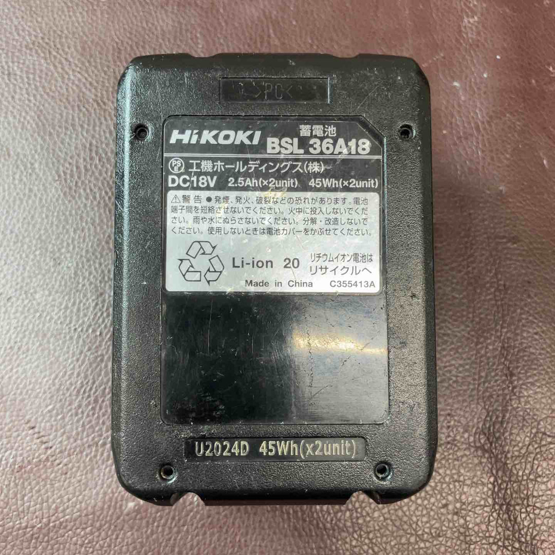 【中古品】 ハイコーキ(HIKOKI ※旧:日立工機) 36V 125mm コードレス丸のこ C3605DA(NN) マルノコ 【東大和店】