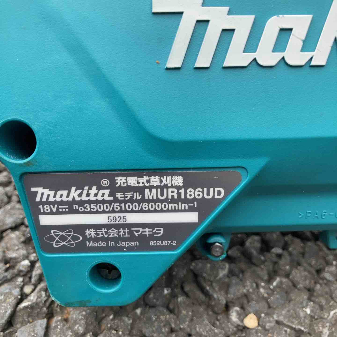 ◇マキタ(makita) コードレス草刈機 MUR186UDZ Uハンドル 分割棹 本体のみ【川越店】