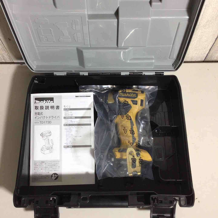【未使用品】 マキタ makita コードレス インパクトドライバー TD173DGXPY LTX20周年限定色 プレミアムイエロー 本体＋ケース 【戸田店】