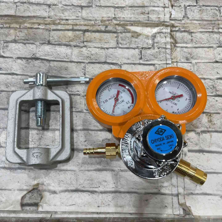 千代田精機 CHIYODA 圧接用 ガスレギュレーター 二個セット【川口店】