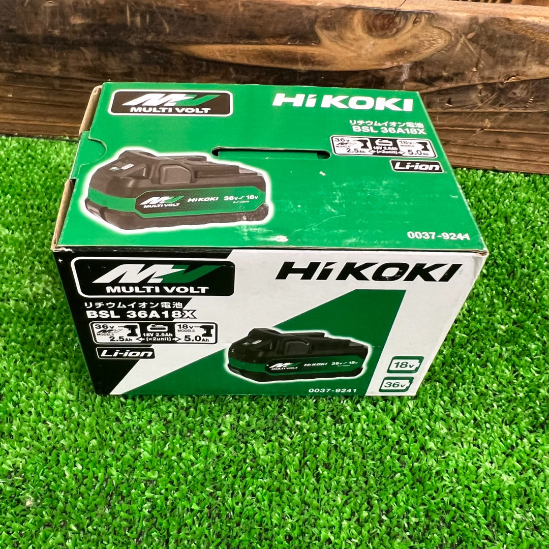 ★ハイコーキ(HIKOKI ※旧:日立工機) リチウムイオンバッテリー 36V/2.5Ah BSL36A18X【桶川店】