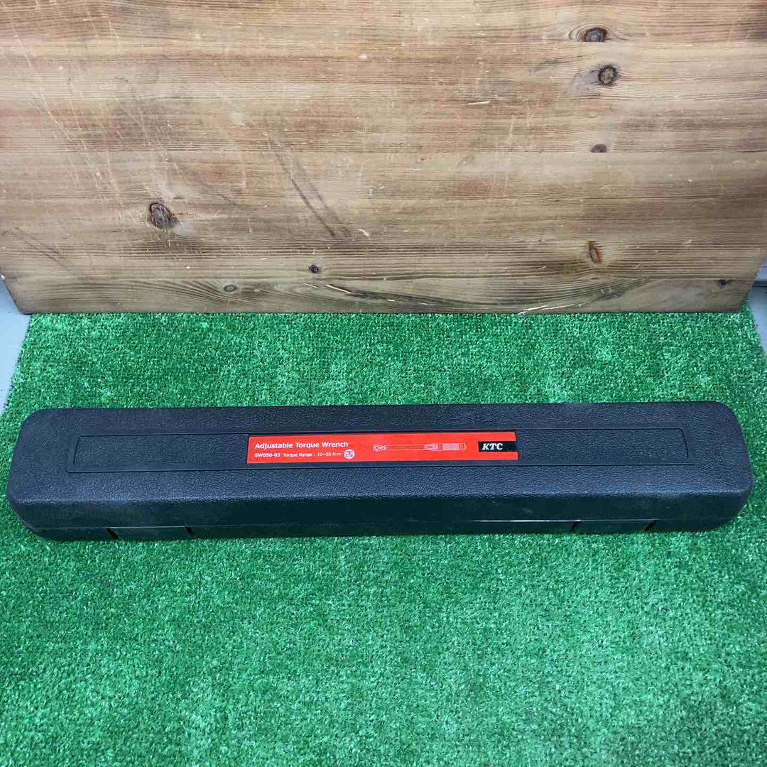【現状品】 KTC/京都機械工具 9.5Sq プレセット型トルクレンチ 10-50Nm GW050-03 【鴻巣店】