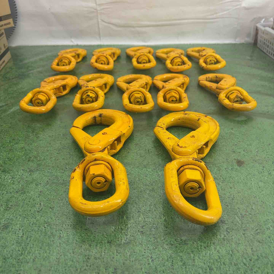 スイベルフック セルフロックフック 玉掛けフック YOKE 10-8 YE-7/8  12個セット【町田店】