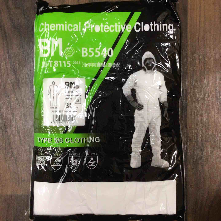 日光物産(NiKKO) 化学防護服 バリアーマン(BM) B5540 3Lサイズ 50着セット【川口店】