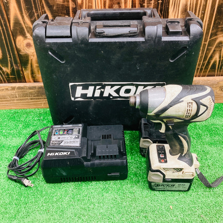 ★ハイコーキ(HIKOKI ※旧:日立工機) コードレスインパクトドライバー WH14DBAL(2LSCK)(W)【桶川店】