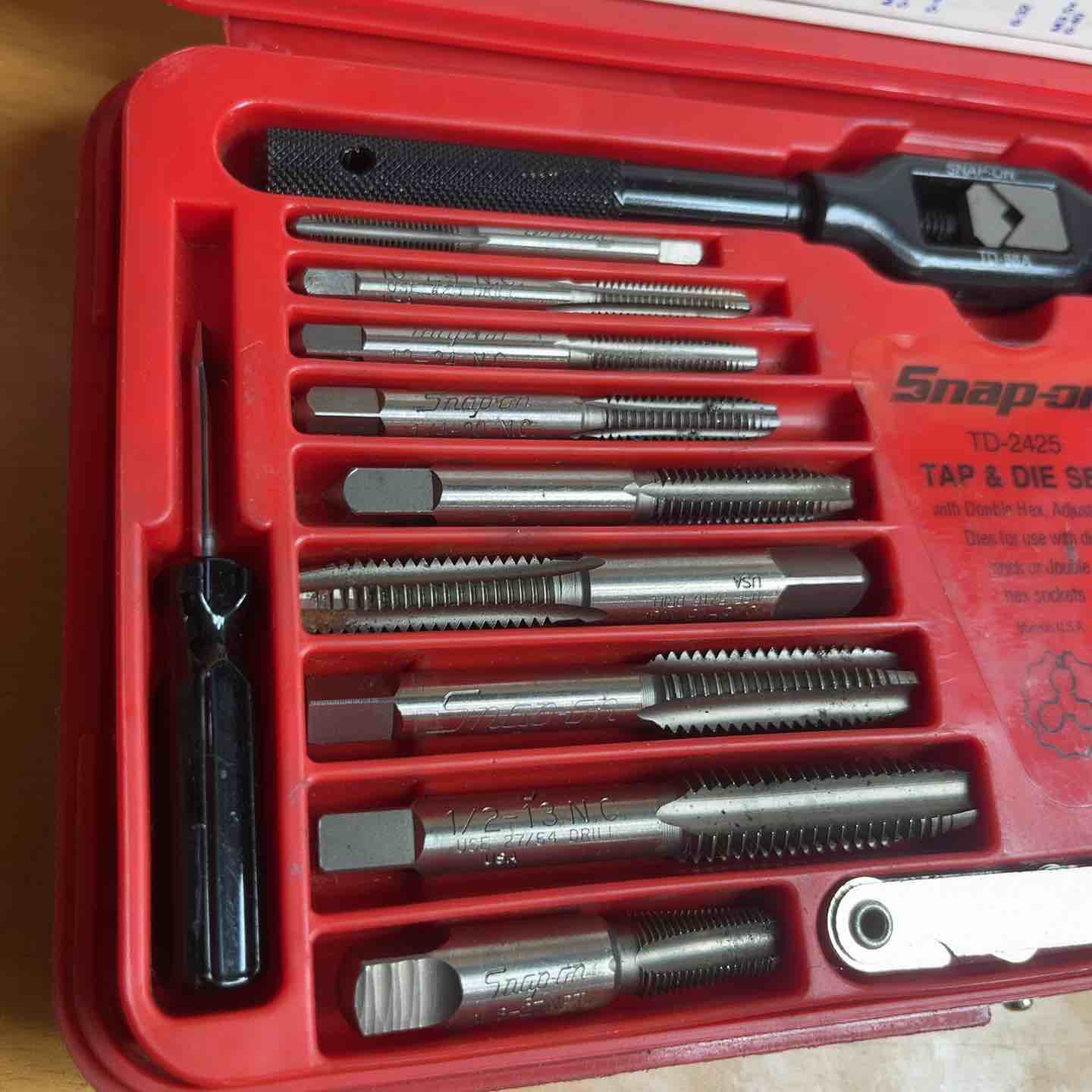 Snap-on タップダイスセット TD-2425【越谷店】 – アクトツール