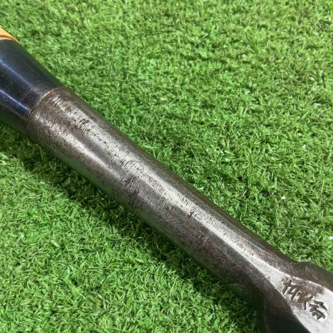 左久作作 叩き鑿 一寸 全長約307mm 刃幅約24mm 二代目・三代目合作 【川口店】