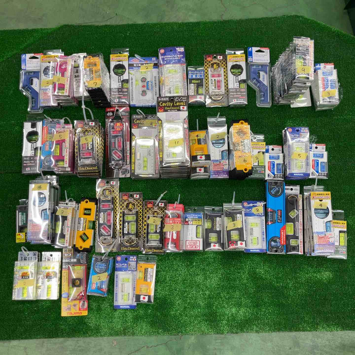 【まとめ売り】 水平器162点まとめ(サイズ・メーカー混同) 【桶川店】