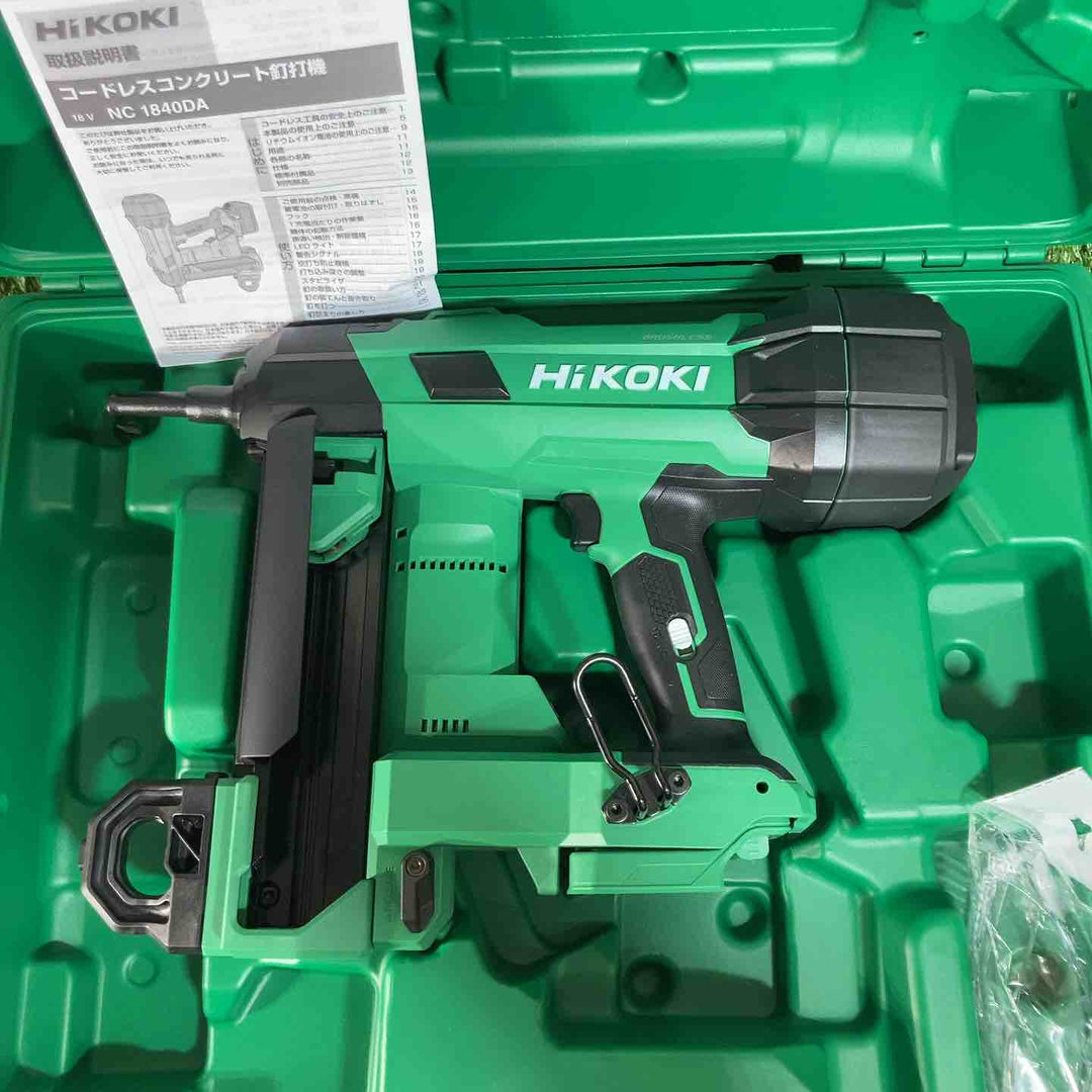 ★ハイコーキ(HIKOKI) コードレスコンクリート釘打機 NC1840DA(NN)(本体のみ)【戸田店】