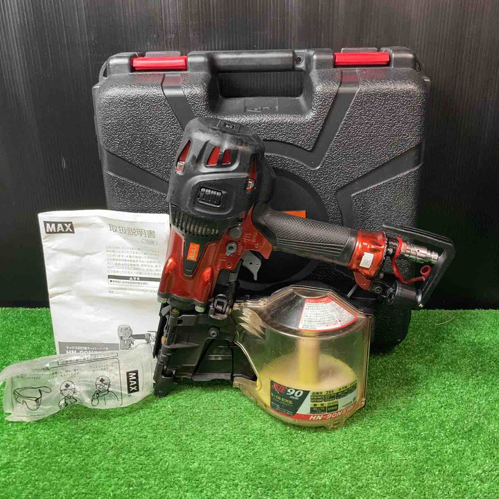 ★マックス(MAX) 高圧エア釘打ち機 HN-90N5(D)-R【岩槻店】