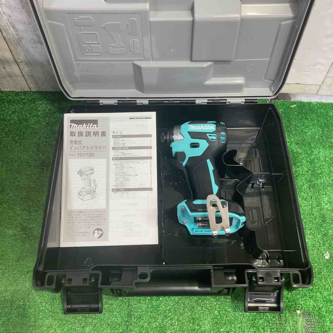 マキタ 18V コードレスインパクトドライバ TD173DZTB ターコイズブルー 本体+ケース【町田店】