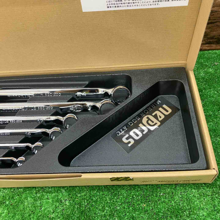 ◇京都機械工具(KTC) ネプロス(nepros) 45°メガネレンチセット NTM506 45°×6°めがねレンチセット 6本組【川越店】