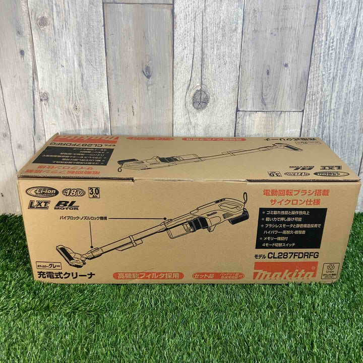 ★マキタ(makita) 18V コードレスクリーナー CL287FDRFG(バッテリ・充電器付)【戸田店】