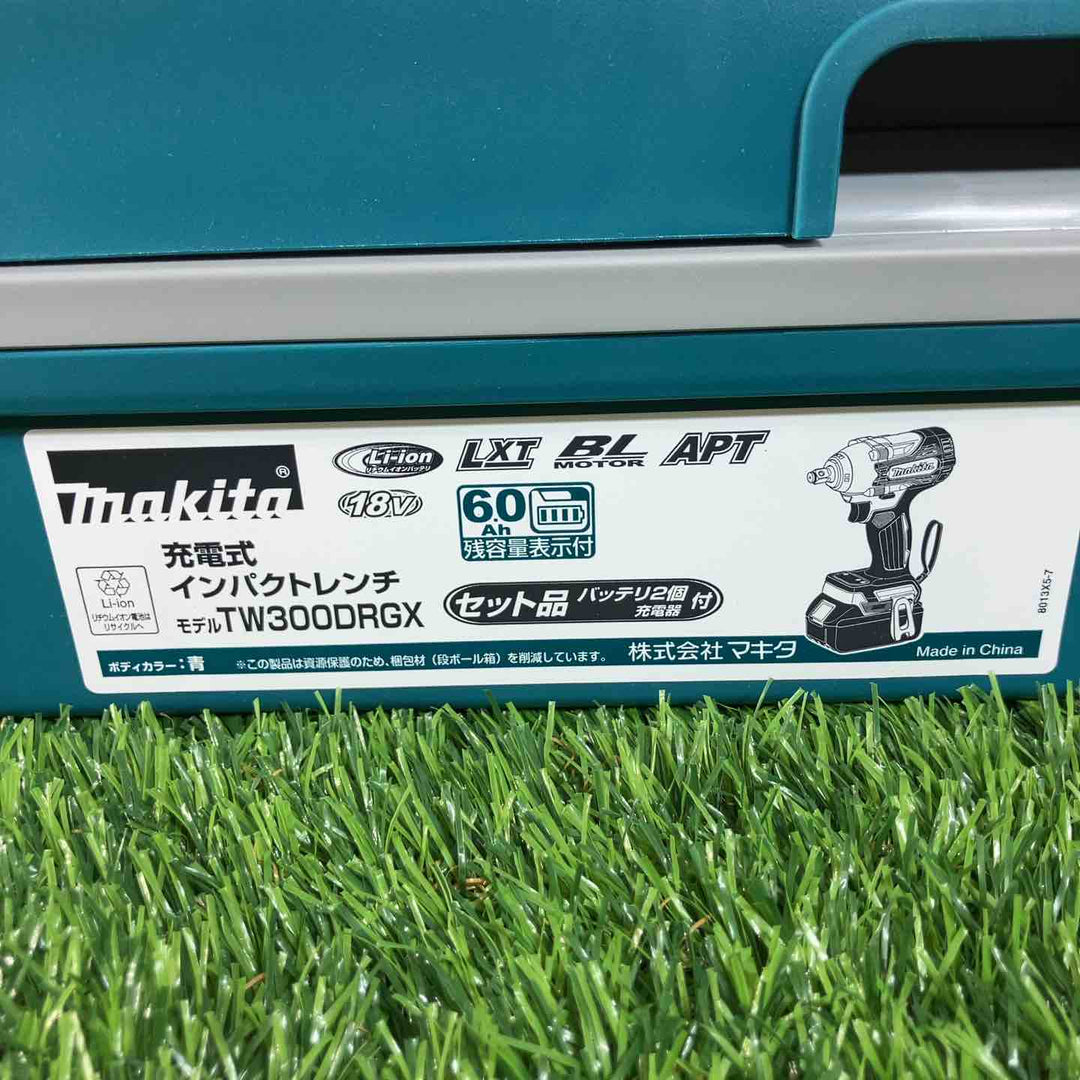 ★マキタ(makita)18V コードレスインパクトレンチ TW300DRGX 純正バッテリー付属【戸田店】