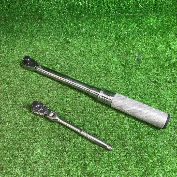 スナップオン 3/8トルクレンチ 9.5mm QD2R200、 3/8 フレックス ラチェット FM711【藤沢店】