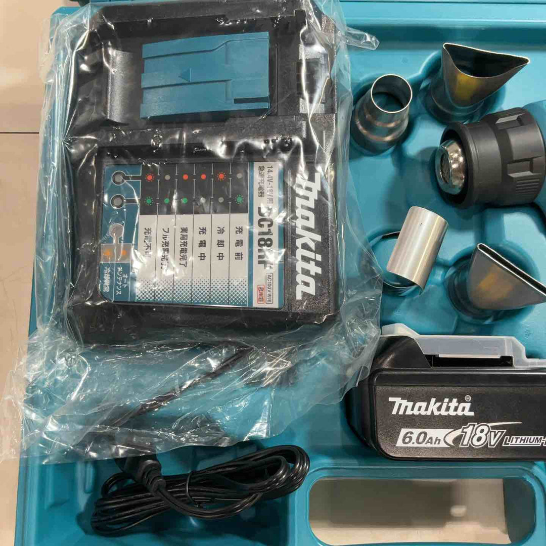 マキタ(makita) 充電式ヒートガン HG181DZK バッテリBL1860B×2個+充電器DC18RFセット【川口店】