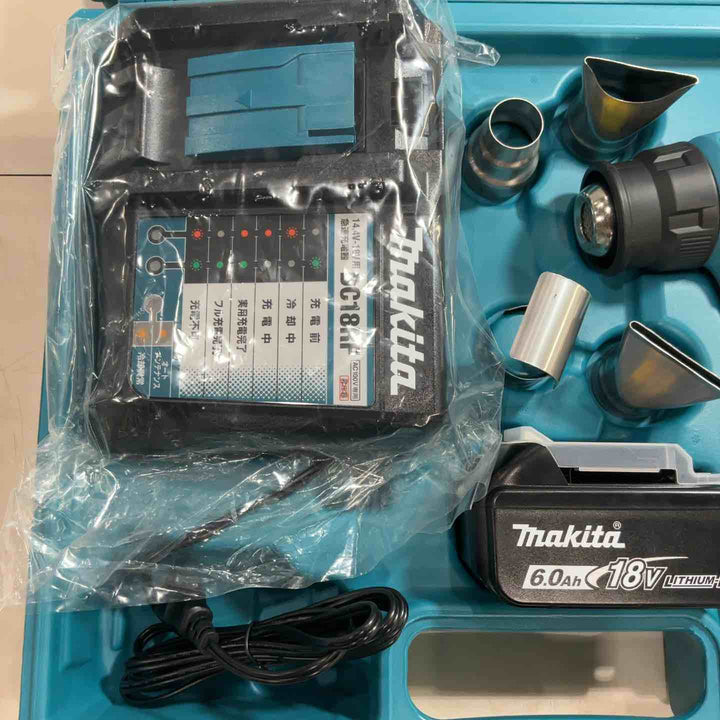 マキタ(makita) 充電式ヒートガン HG181DZK バッテリBL1860B×2個+充電器DC18RFセット【川口店】