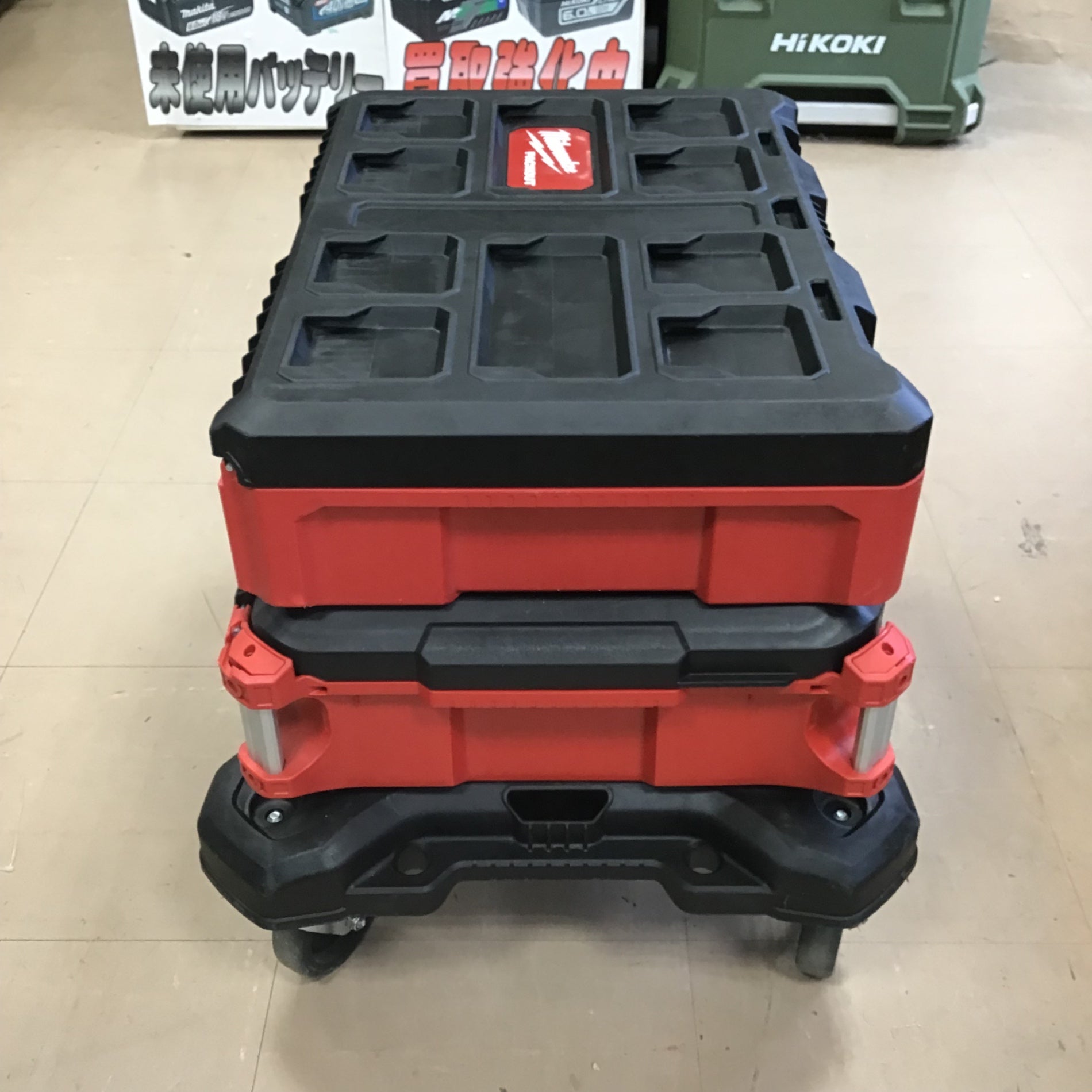 中古品】ミルウォーキー パックアウト ツールボックスM×2【草加