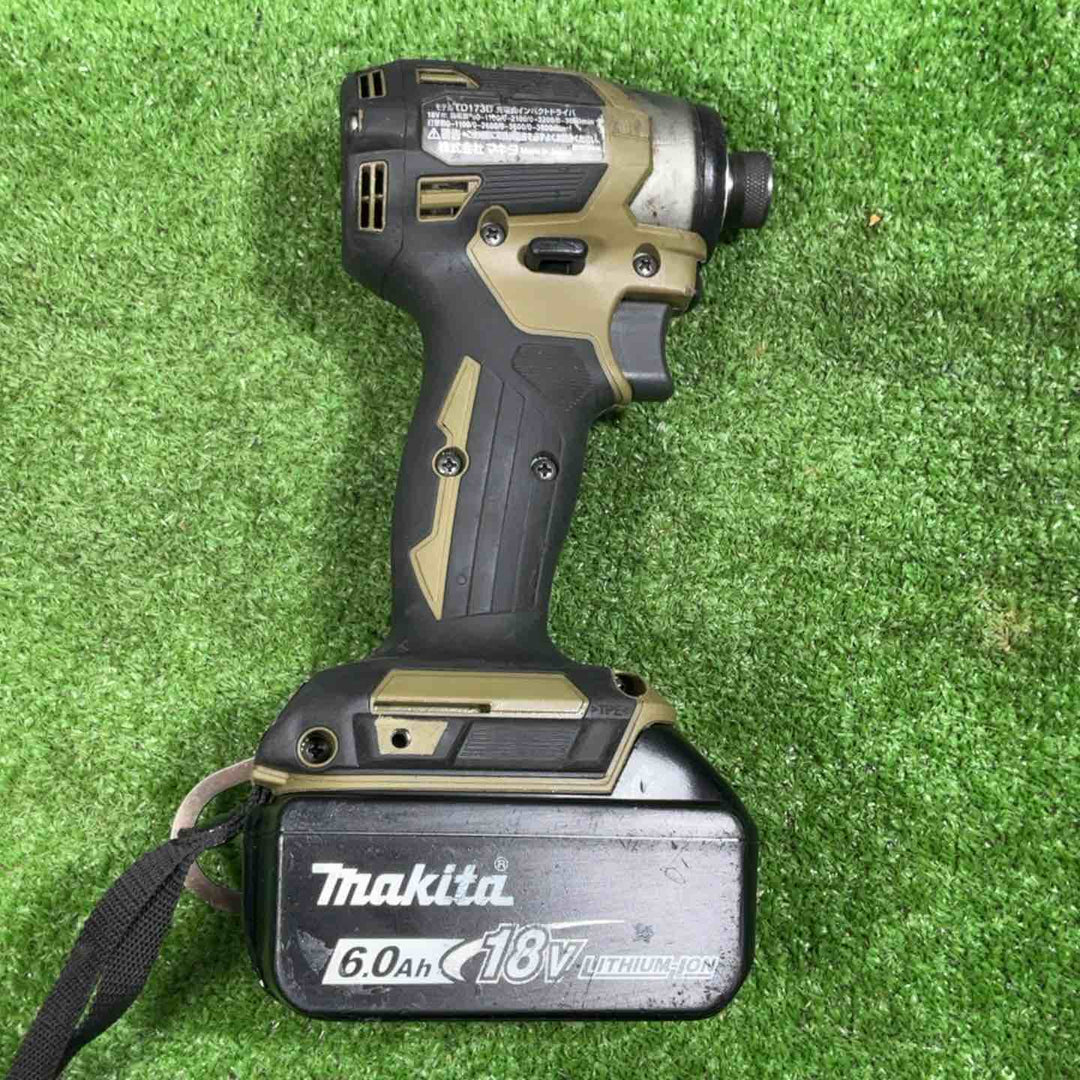 ★マキタ(makita) 18V コードレスインパクトドライバー TD173DRGXO オリーブ【川口店】