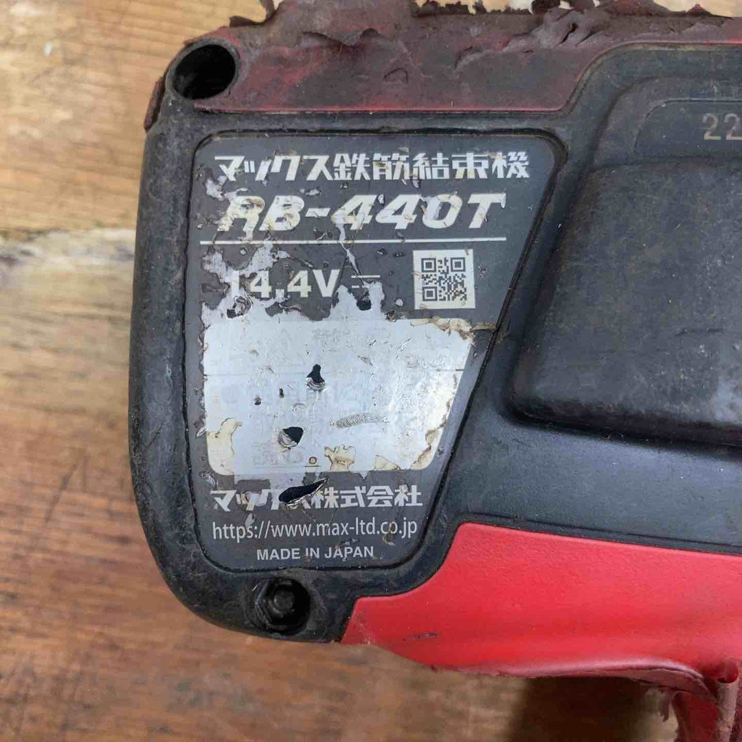 【中古品】メーカー修理品 マックス MAX 鉄筋結束機 ツインタイア RB-440T-B2C/1450A 14.4V フルセット ワイヤー4個つき！【柏店】