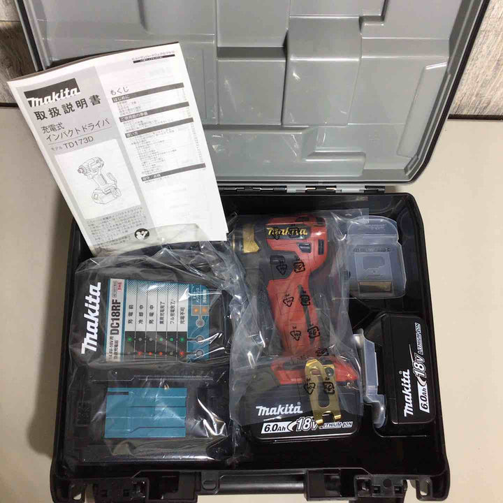 ★マキタ(makita) コードレスインパクトドライバー TD173DGXPR LXT20周年記念限定カラー プレミアムレッド【戸田店】